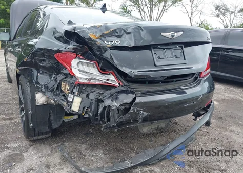 2020 Genesis G70 2.0T Rwd из США, поврежденный, VIN KMTG34LA2LU062788